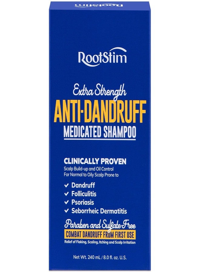 RootStim Seborrheic Dermatitis Folliculitis Dandruff Shampoo - Anti Fungal Medicated Shampoo for Healthy Scalp with Selenium Sulfide & Botanical Extracts - Flakes Itchy and Oily Scalp Relief Stop Hair Loss - Image 1